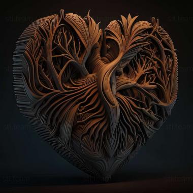 3D model Heart of Darkness game (STL)
